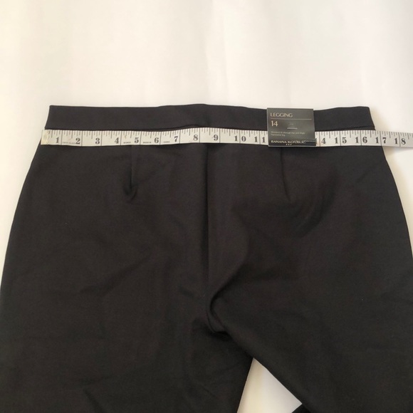 NWT Banana Republic Black Pants Legging Size 14 - Picture 4 of 8